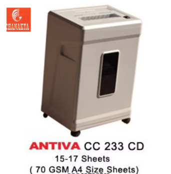 Antiva CC 233 CD Cross Cut Paper Shredder - 17 Sheet Office Shredder